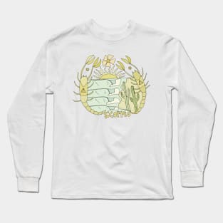 scorpio surfy zodiac // retro surf art by surfy birdy Long Sleeve T-Shirt